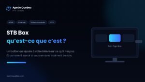 STB Box : ce qu’est un boîtier Set-Top Box et à quoi il sert sur un téléviseur
